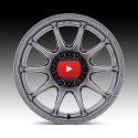 Fuel Variant D793 Matte Gunmetal Custom Truck Wheels 5